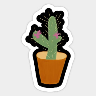 The Lone Cactus Sticker